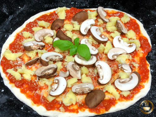 بيتزا هشة على الطريقة الإيطالية الأصلية