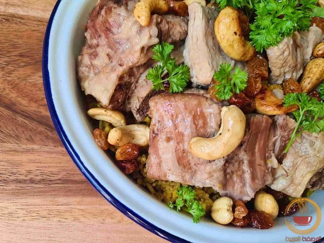 طريقة عمل رز القدرة الفلسطيني الوصفة العربية