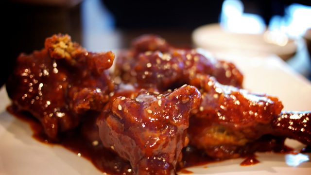 دجاج مقلي على الطريقة الكورية-دجاج مقلي